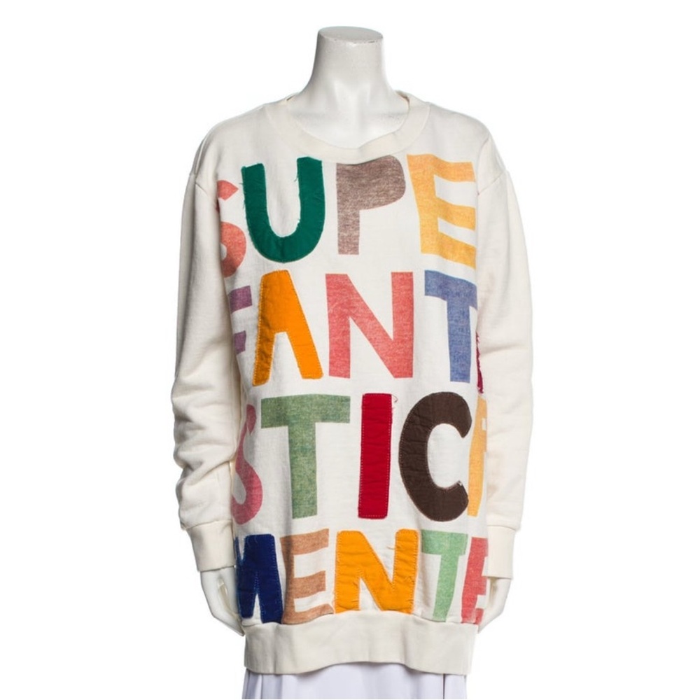 Farm Rio Colorful Lettered Women’s  Sweater